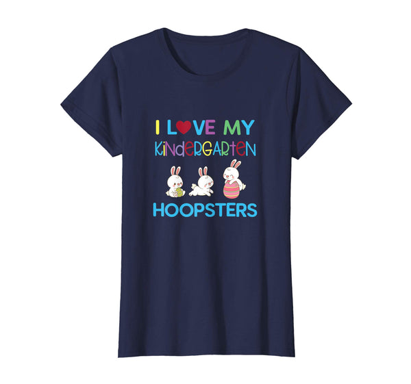 I Love My Kindergarten Hopsters Cool Easter Kids Shirt