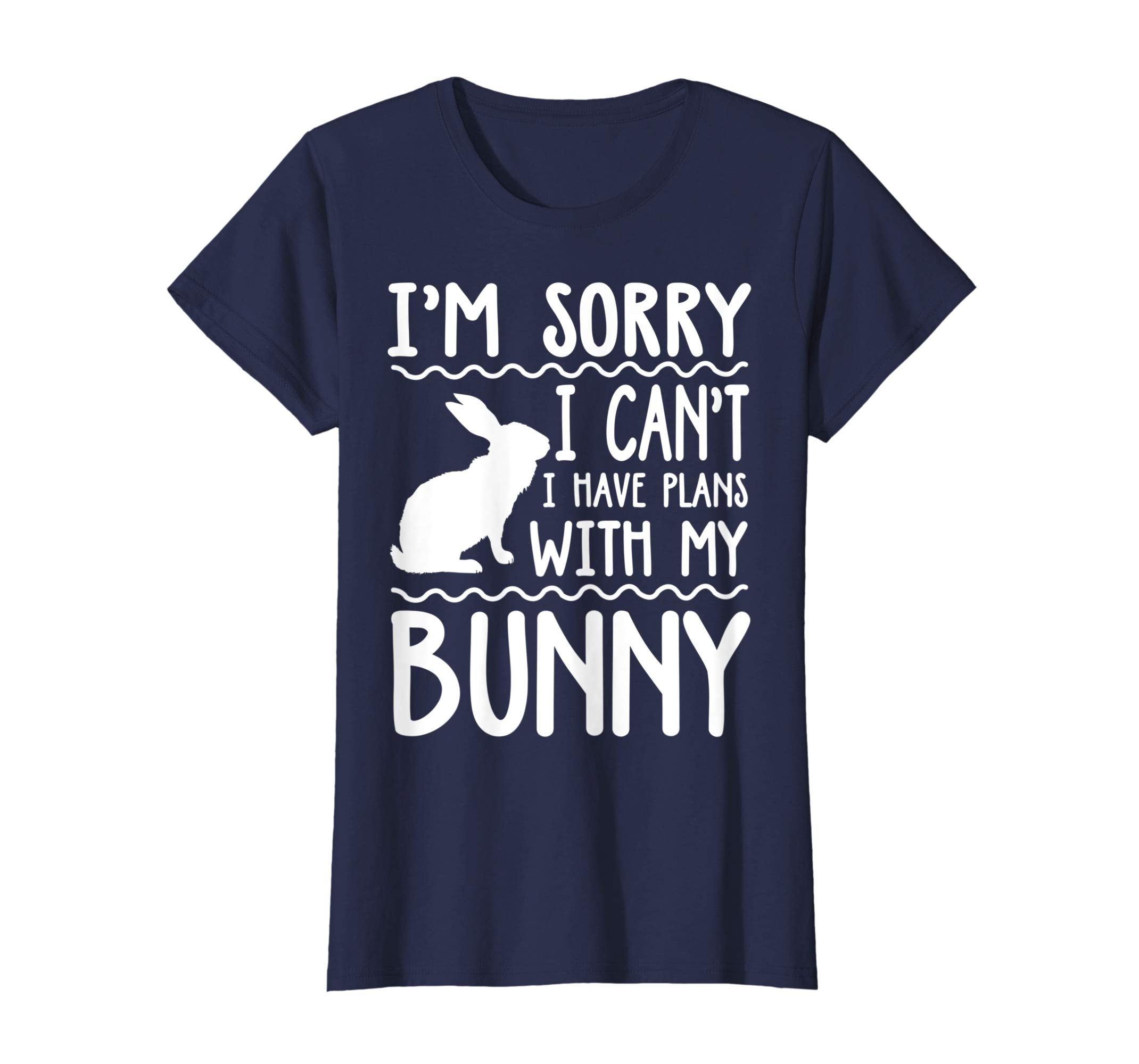 Sorry I Cant I Have Plans With My Bunny LS Shirt Easter Day