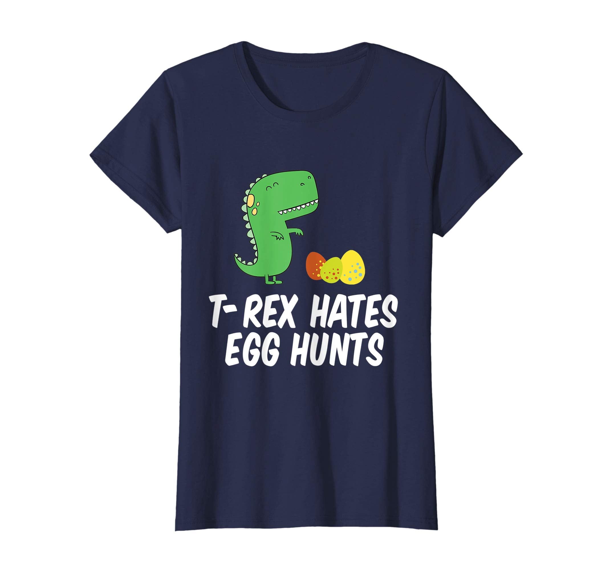T-Rex Hates Egg Hunts Funny Easter Dinasour Gift Shirt