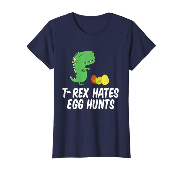 T-Rex Hates Egg Hunts Funny Easter Dinasour Gift Shirt
