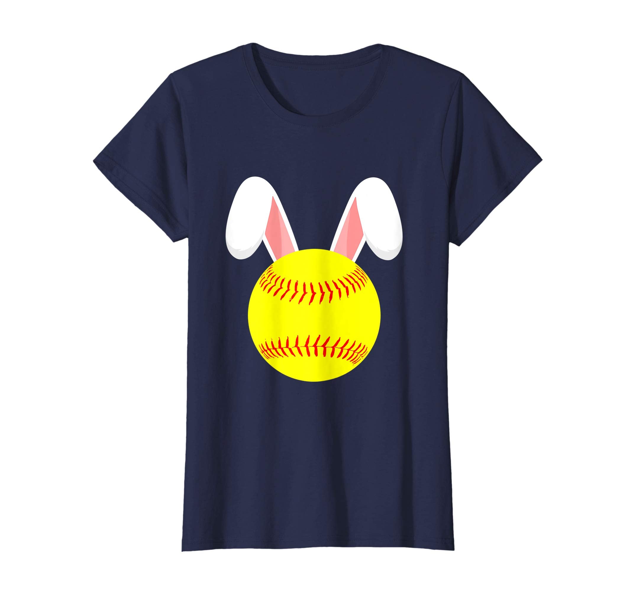 Softball Easter Bunny Egg T-Shirt Funny For Men Women