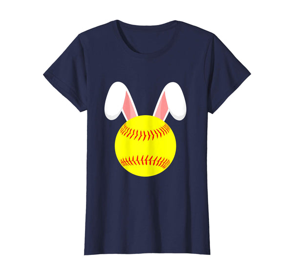 Softball Easter Bunny Egg T-Shirt Funny For Men Women