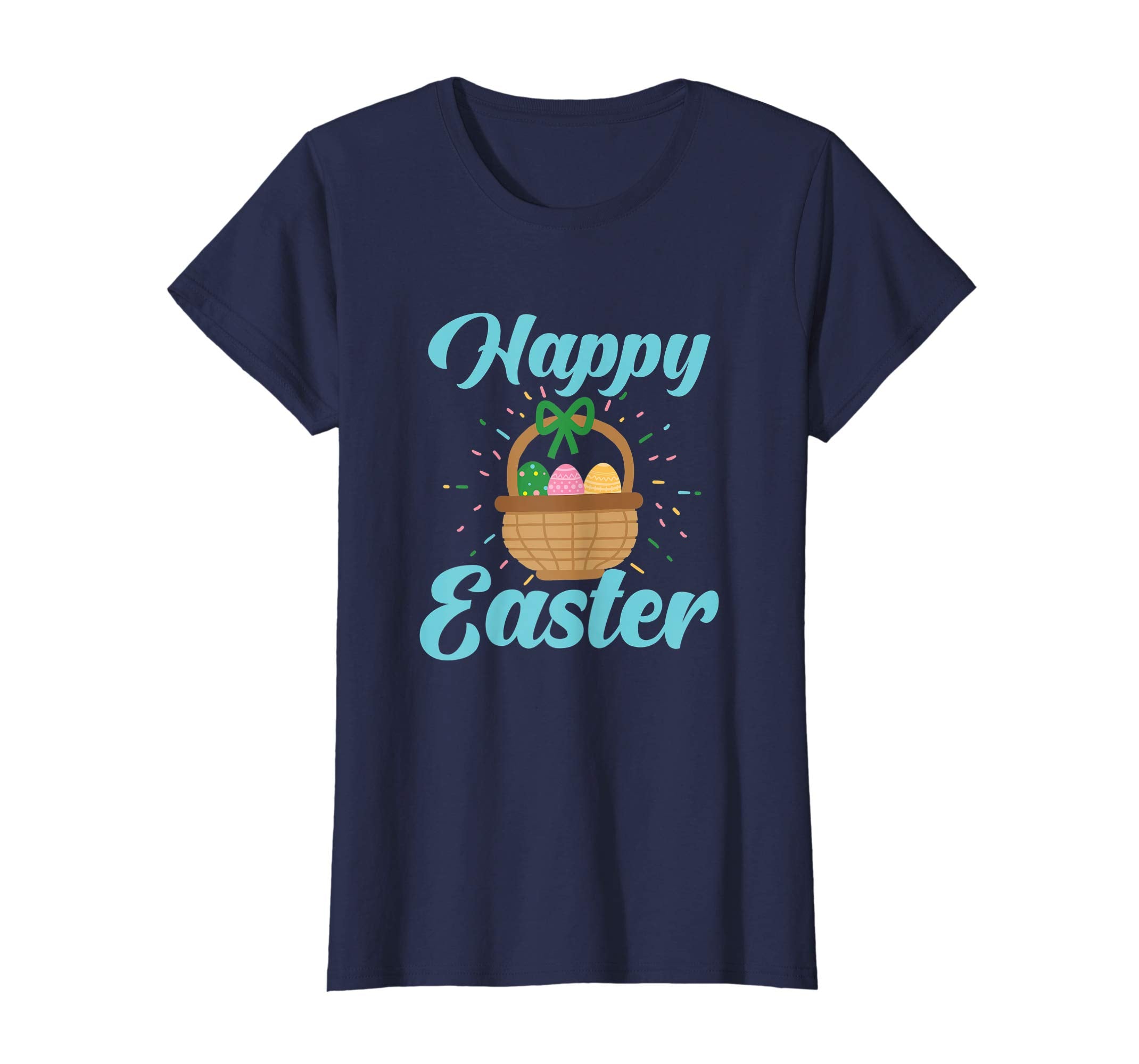 Easter T-Shirt Happy Easter Eggs Basket Friday Holiday