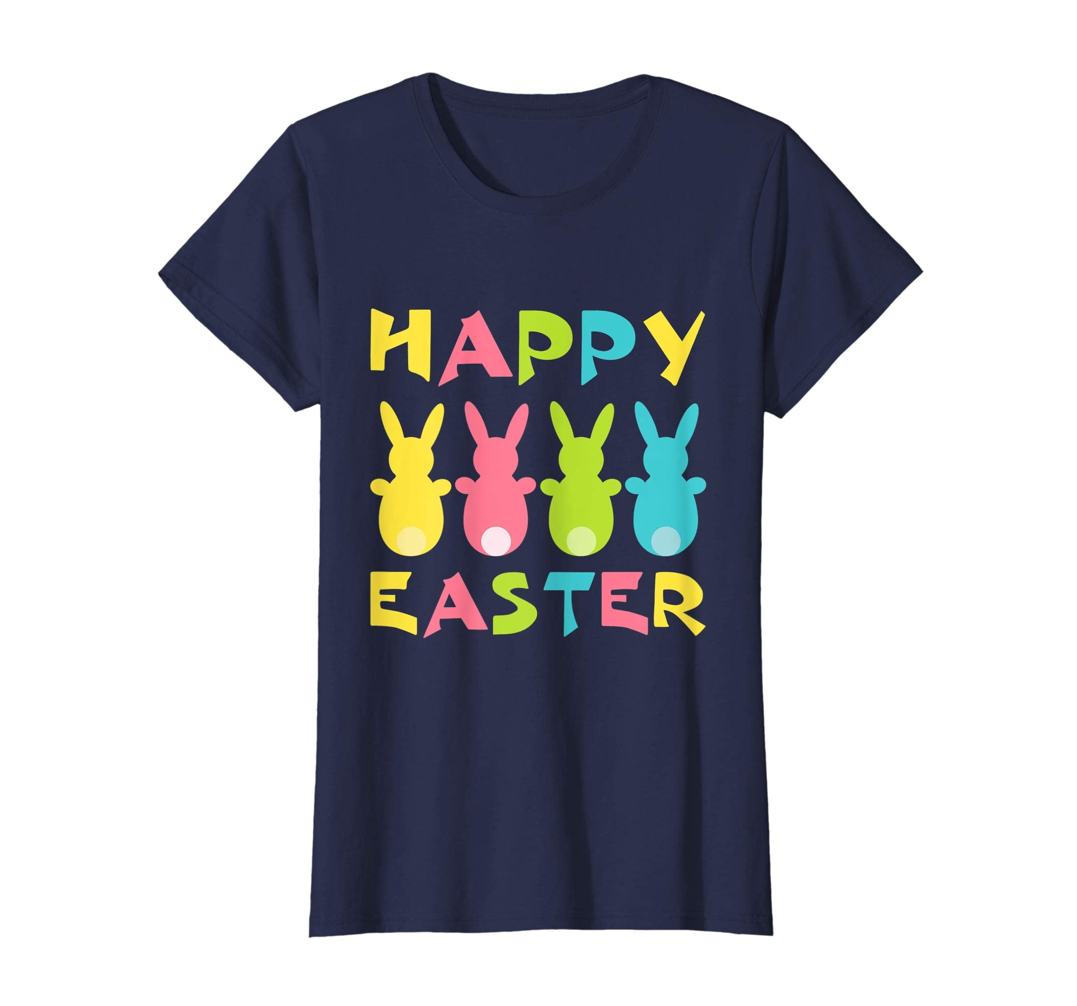 Happy Easter Shirt For Boys Girls Women Men Colorful Eggs