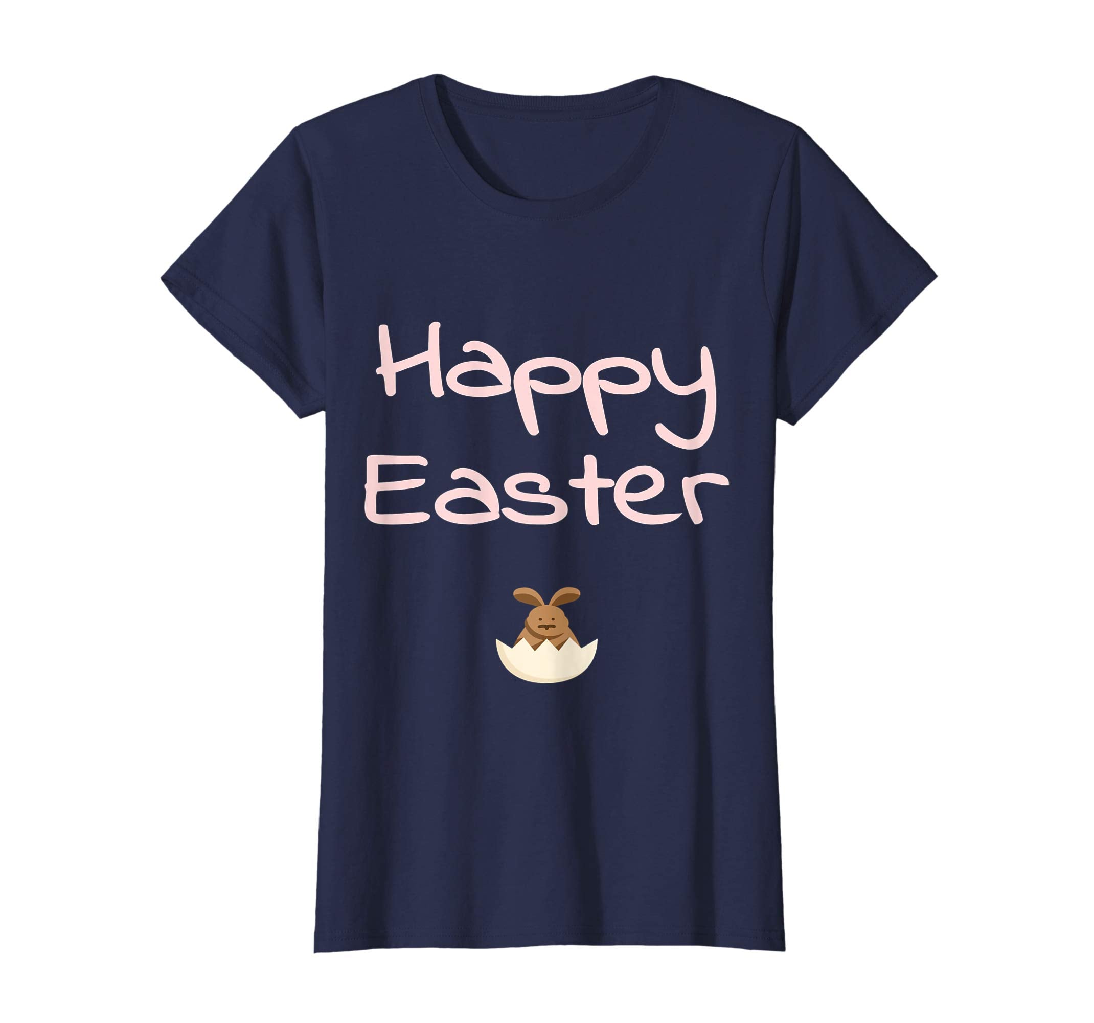 Happy Easter T Shirt with Easter bunny