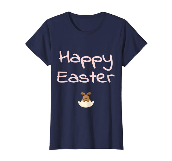 Happy Easter T Shirt with Easter bunny