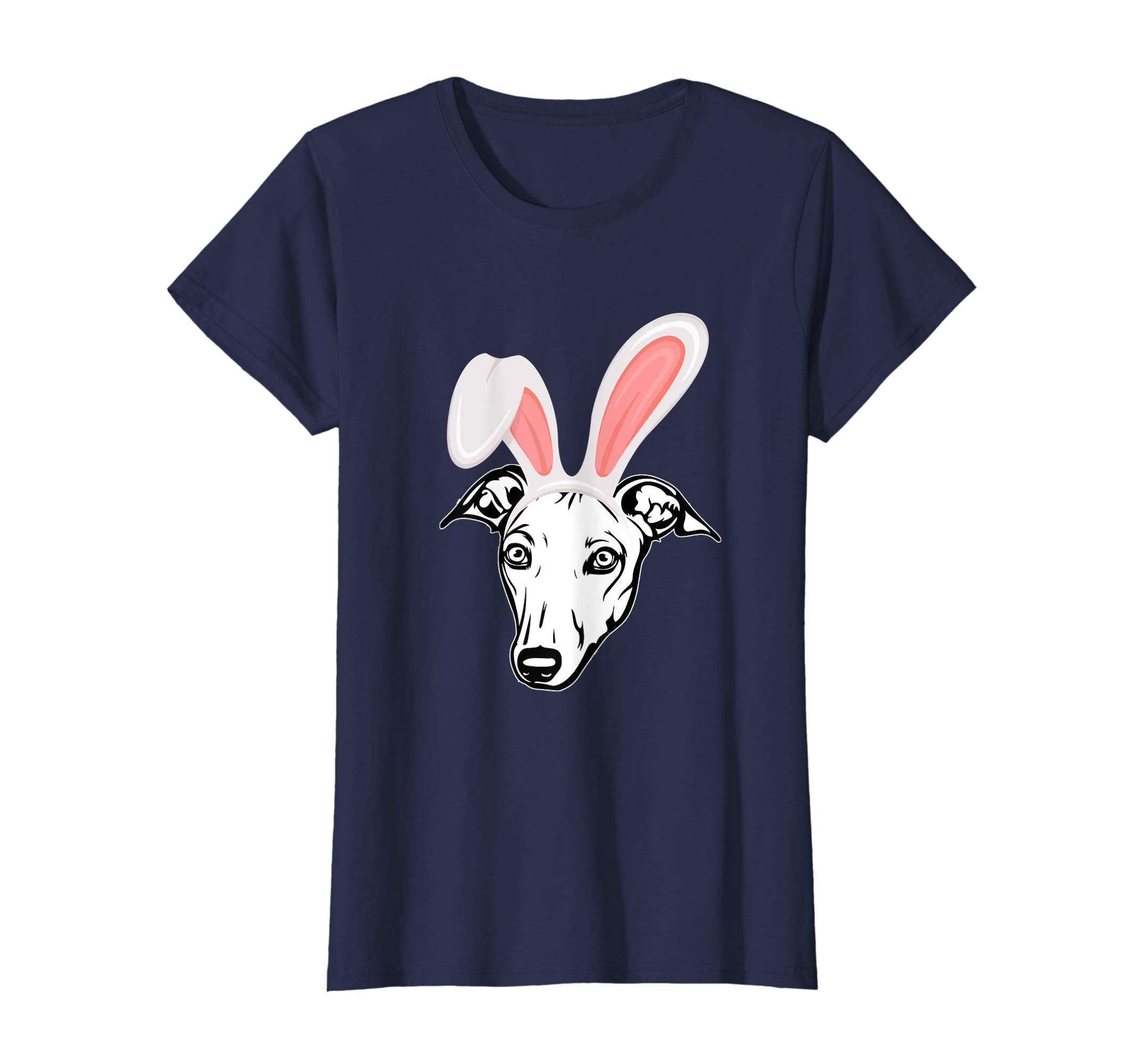 Greyhound Dressed As Easter Bunny With Rabbit Ears T-Shirt