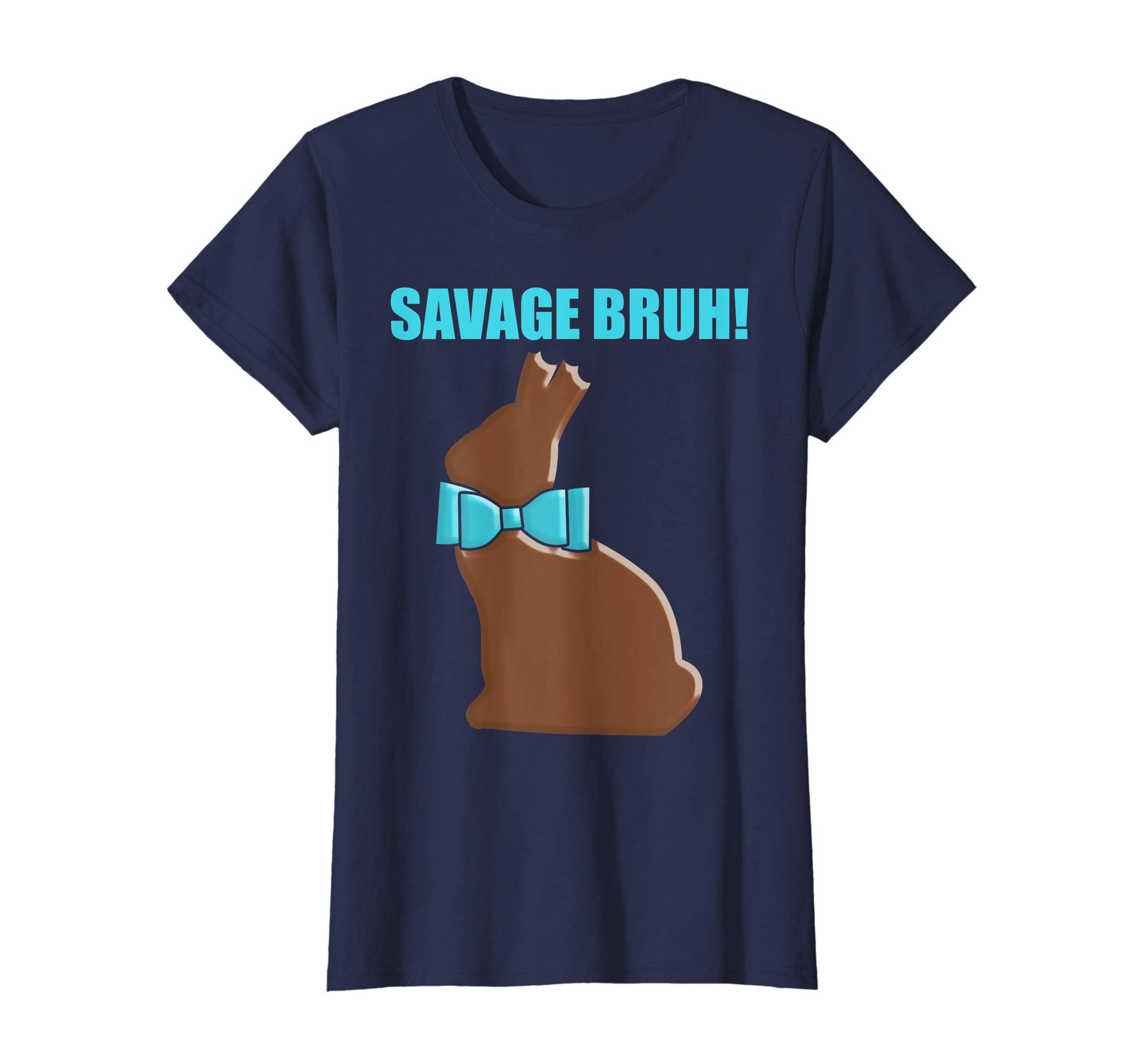 Bruh Funny Easter Meme TShirt Chocolate Easter Bunny Savage