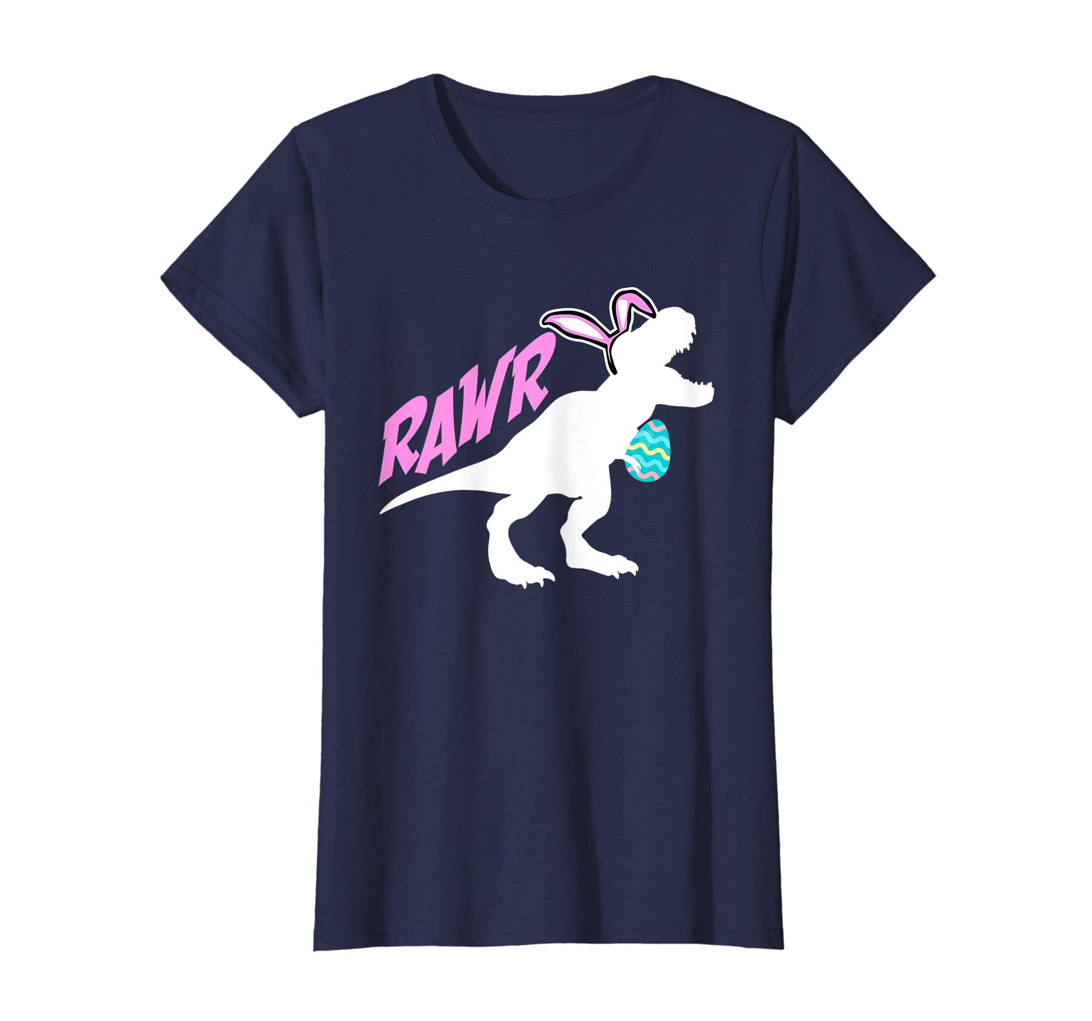 Rawr Easter Bunny Dinosaur T-Rex With Egg Easter T-Shirt