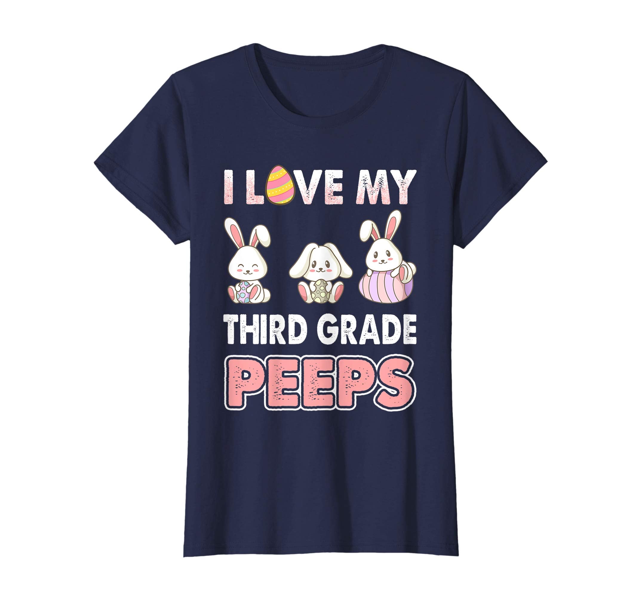 I Love My Third Grade Peeps Easter Day T-Shirt