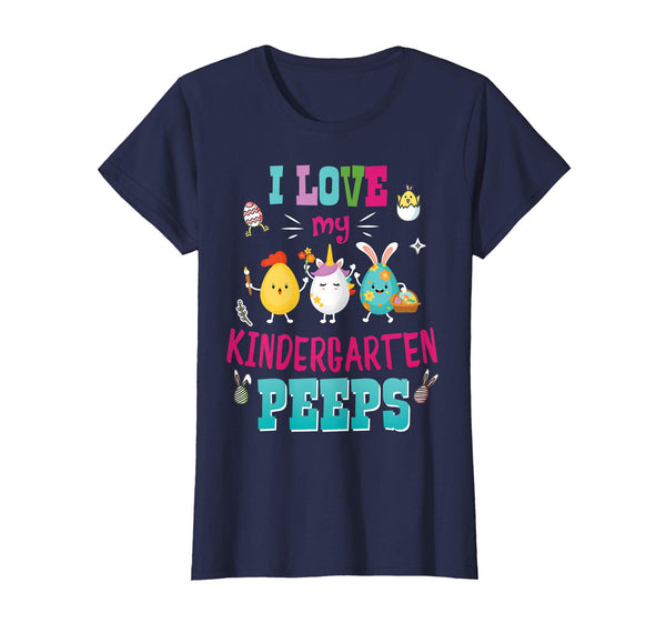 I Love My Kindergarten Peeps T-Shirt Easter Teacher