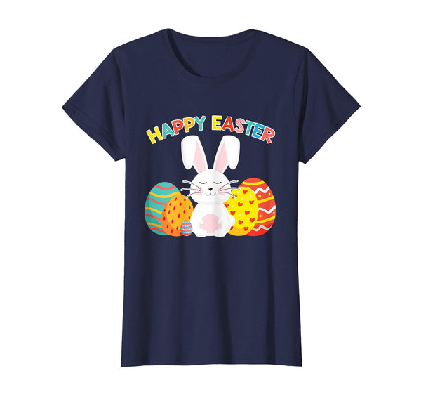 Happy Easter Shirt For Boys Girls Women Men Colorful Eggs