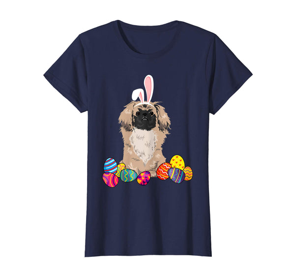 Pekingese Bunny Ear With Egg Easter Easter Day Shirt