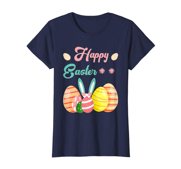 Happy Easter T-Shirt Colorful Eggs Tee