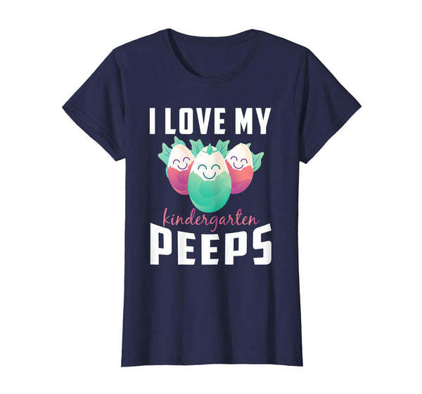 I Love My Kindergarten Peeps Teacher Easter Day T-Shirt
