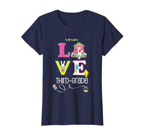 Easter Third Grade School Teacher &amp; Students Cute Love Shirt