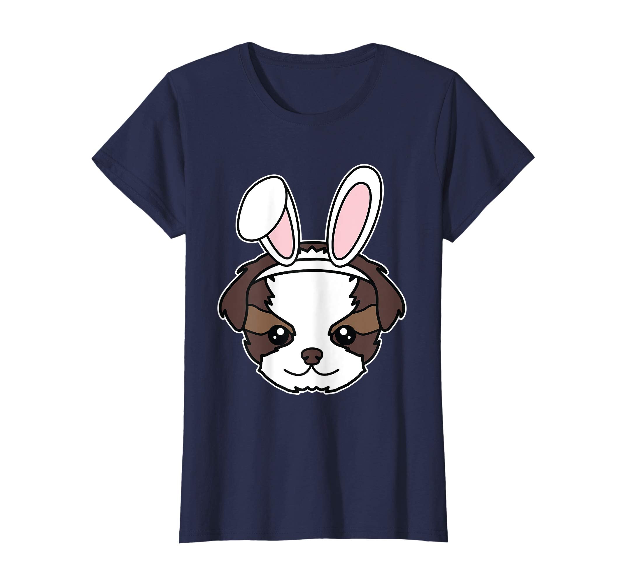 Shih Tzu Dog Happy Easter Bunny T Shirt Gift for Easter