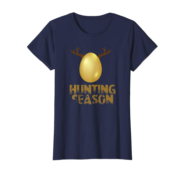 Hunting Season Funny Antlers Golden Easter Egg T-Shirts