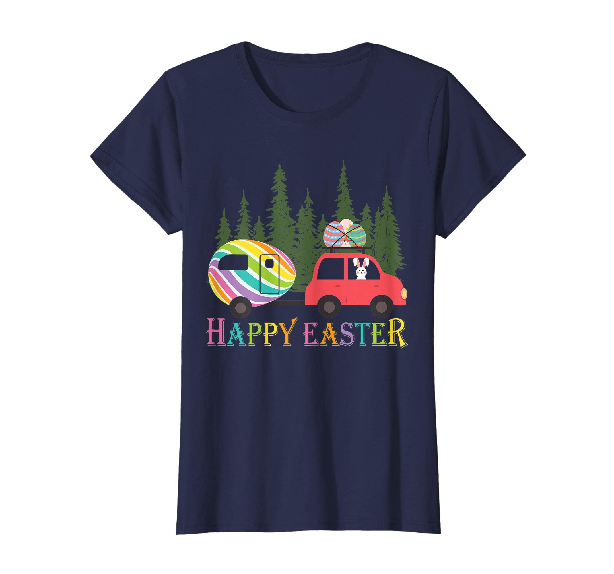 Camping shirt Happy Easter Day Bunny eggs for men women kid