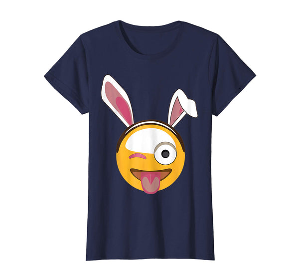 Big Smile Bunny Rabbit Emotion Face Happy Easter Day Shirt