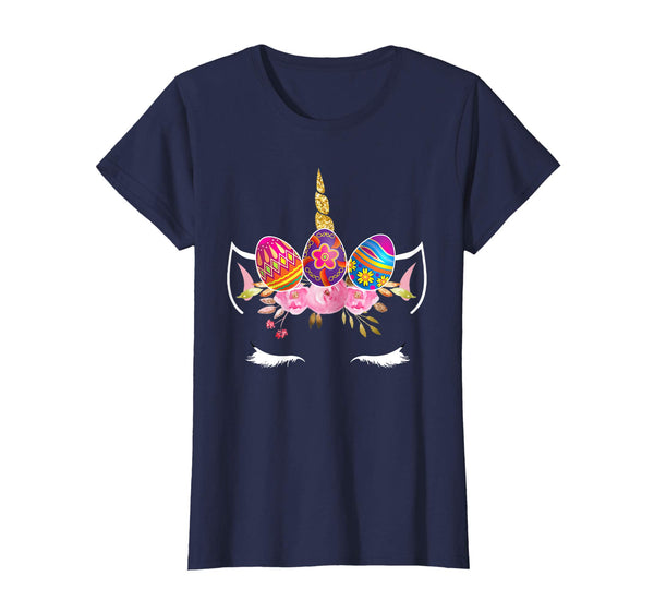 Unicorn and Eggs Happy Easter 2019 Shirt Gift Girl Kid Women