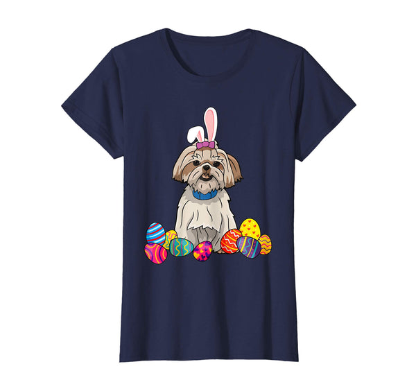 Shih Tzu Bunny Ear With Egg Easter Easter Day Shirt