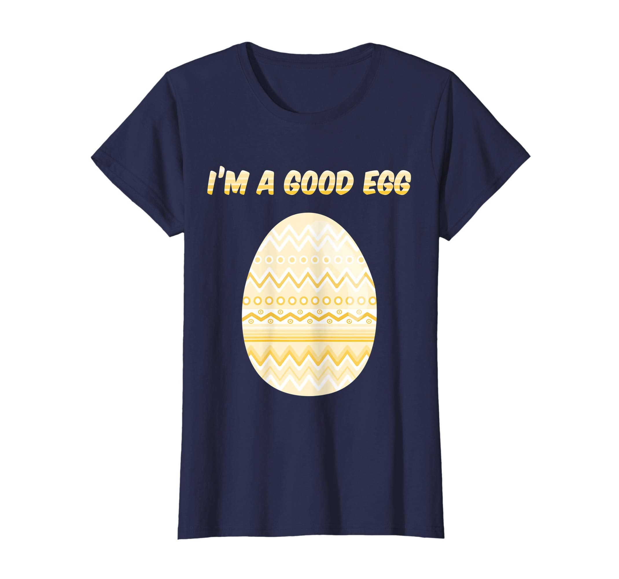 I'm a Good Egg Funny Easter Egg Tshirt Yellow