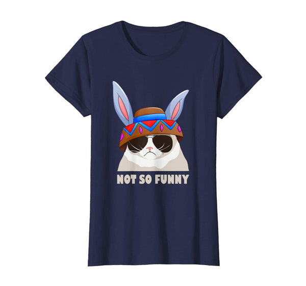 Funny Cat Easter Bunny Nope Spring Graphic T-Shirt