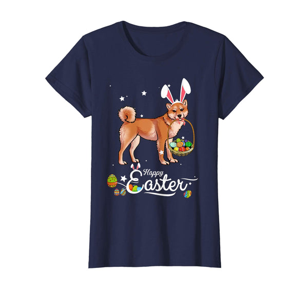 Shiba Inu Dog With Bunny Hat Easter Costume T Shirt