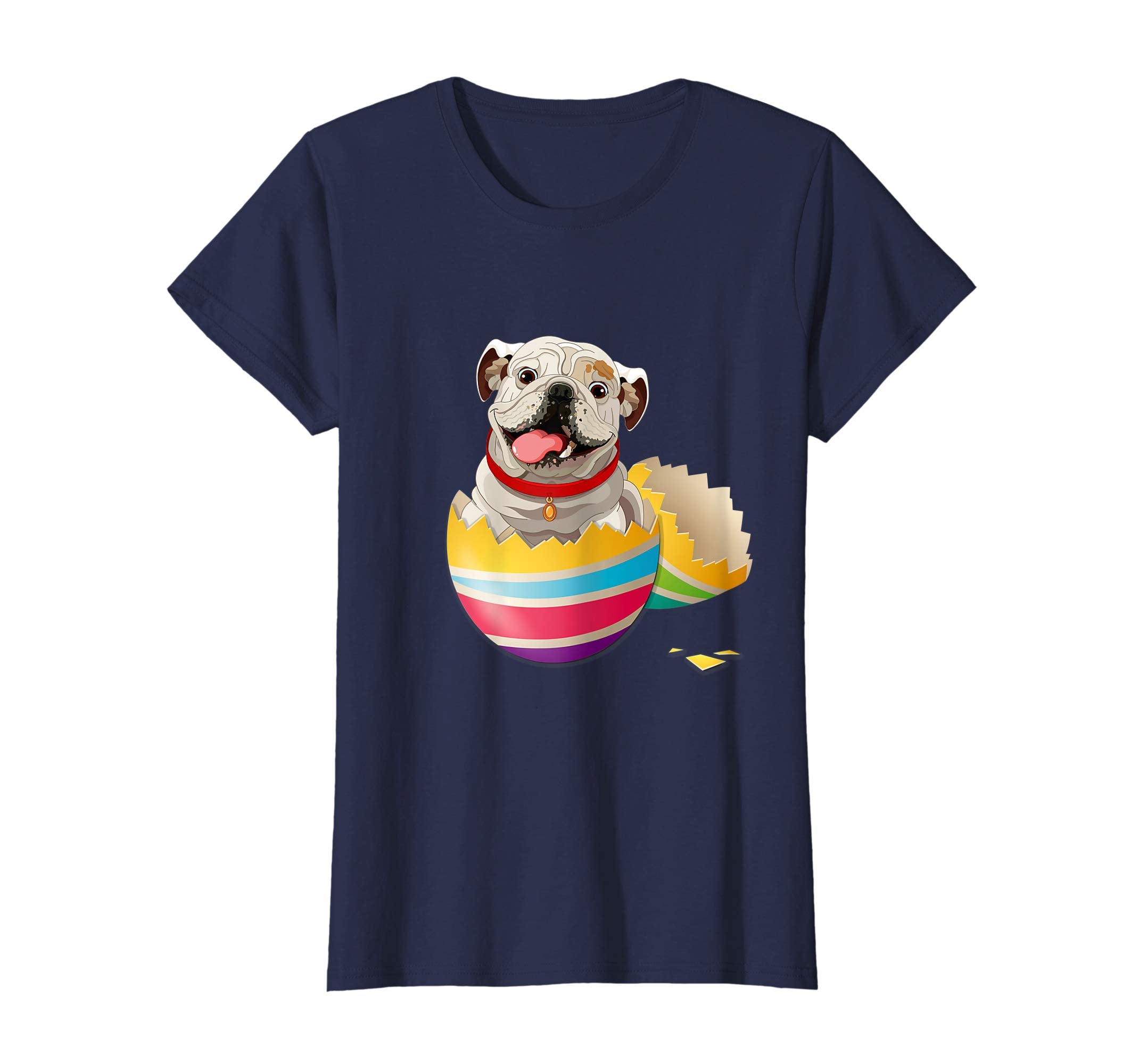 English Bulldog Hatching From Easter Egg Easter Day Shirt