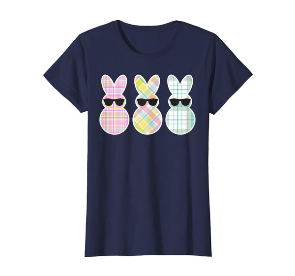 Cute Peeps- Bunny Easter Plaid T shirt -Happy Easter Gift