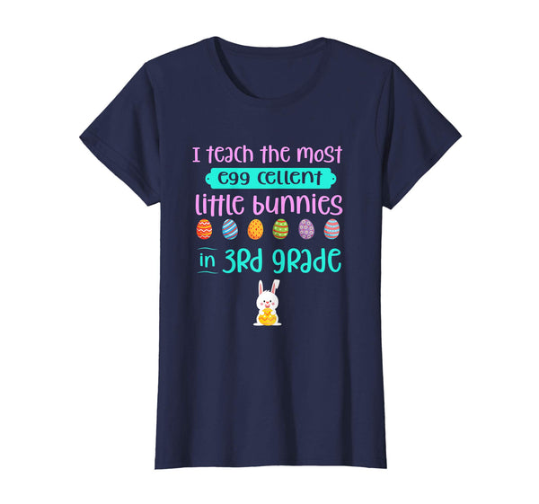 Easter Teacher Shirt 3rd Teach Egg-Cellent Bunnies