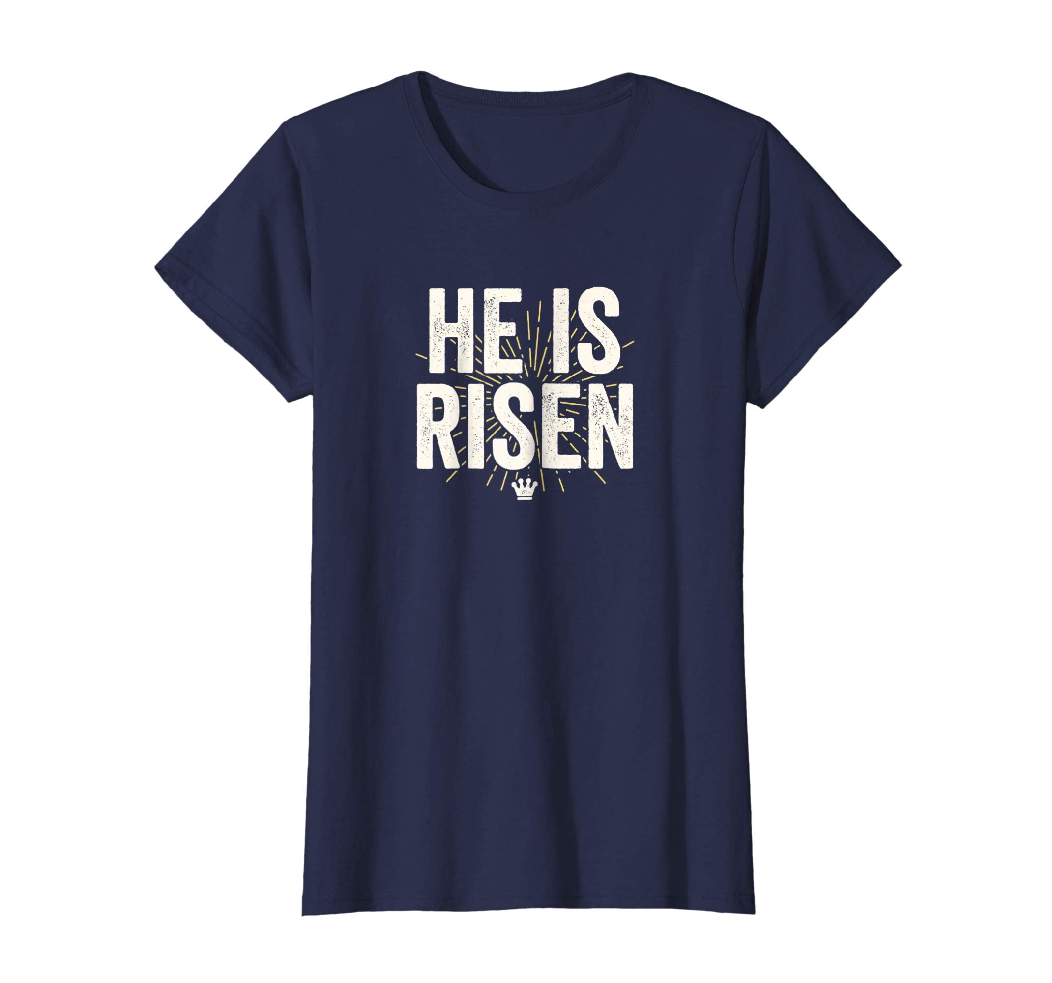 Two Sided He Is Risen Indeed Christian Easter Sunday T-Shirt