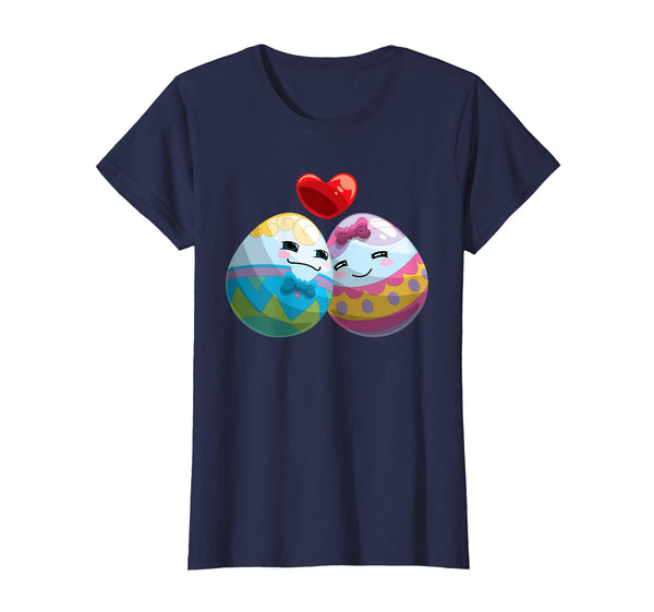 Easter Shirt with Cute Egg Couple for Men and Women