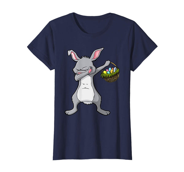 Bunny Rabbit Dab Dabbing Dance With Egg Easter Basket Shirt