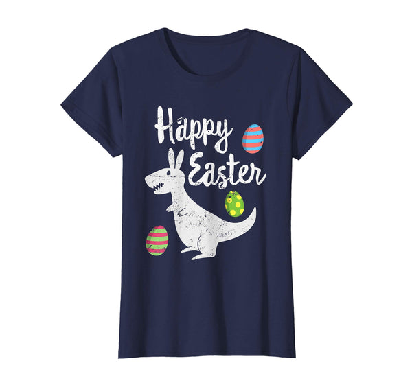 Happy Easter Dinosaur Tee shirt with Easter Eggs T shirt