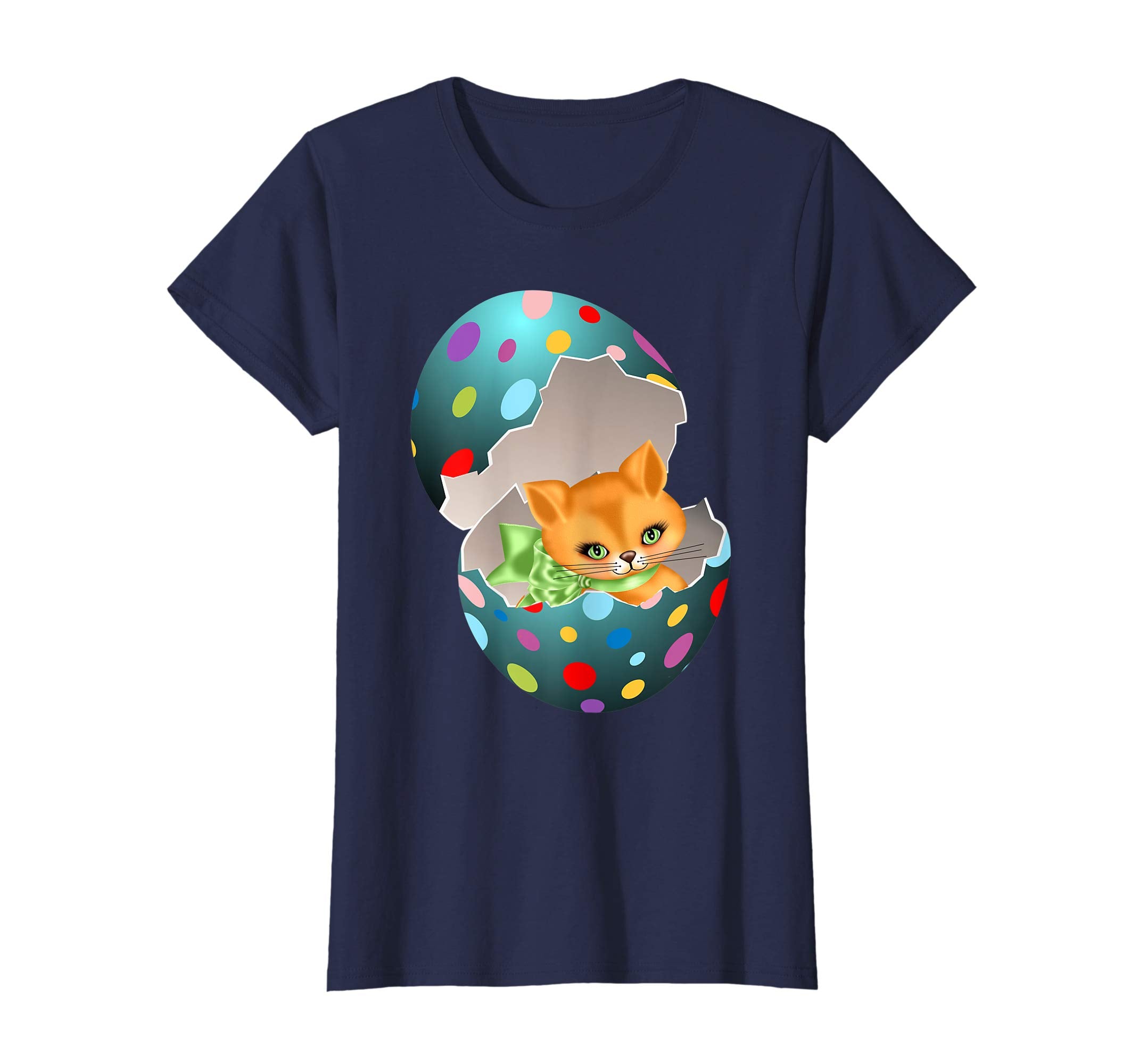 Cute Cat In Easter Egg Cat Kitten Lover T-Shirts Gift