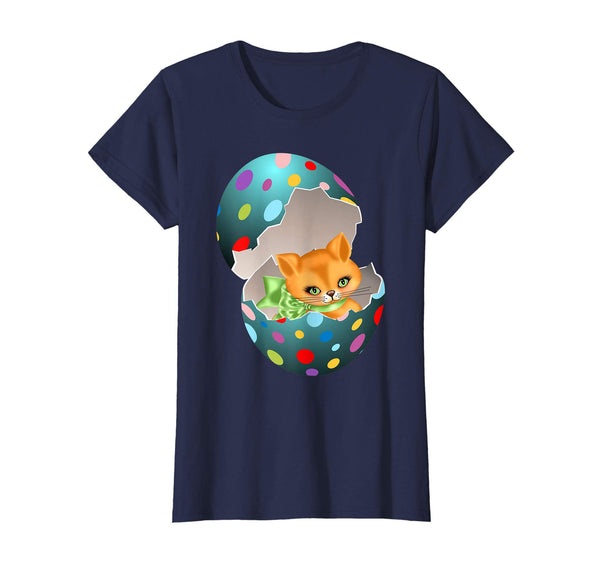Cute Cat In Easter Egg Cat Kitten Lover T-Shirts Gift