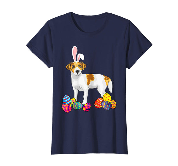 Russell Terrier Bunny Ear With Egg Easter Easter Day Shirt