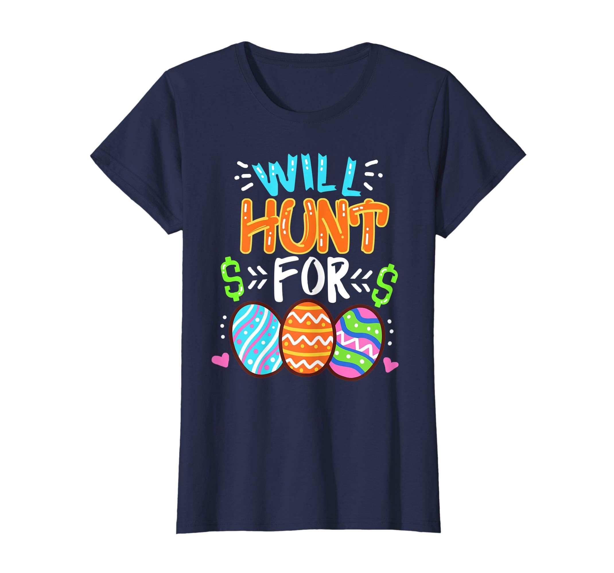Happy Easter Day T-Shirt Colorful Egg Tee Gift Hunting Shirt