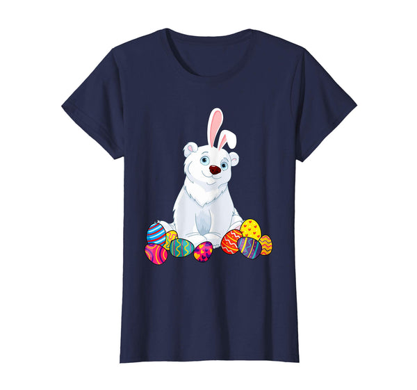 Polar Bear Bunny Ear With Egg Easter Easter Day Shirt