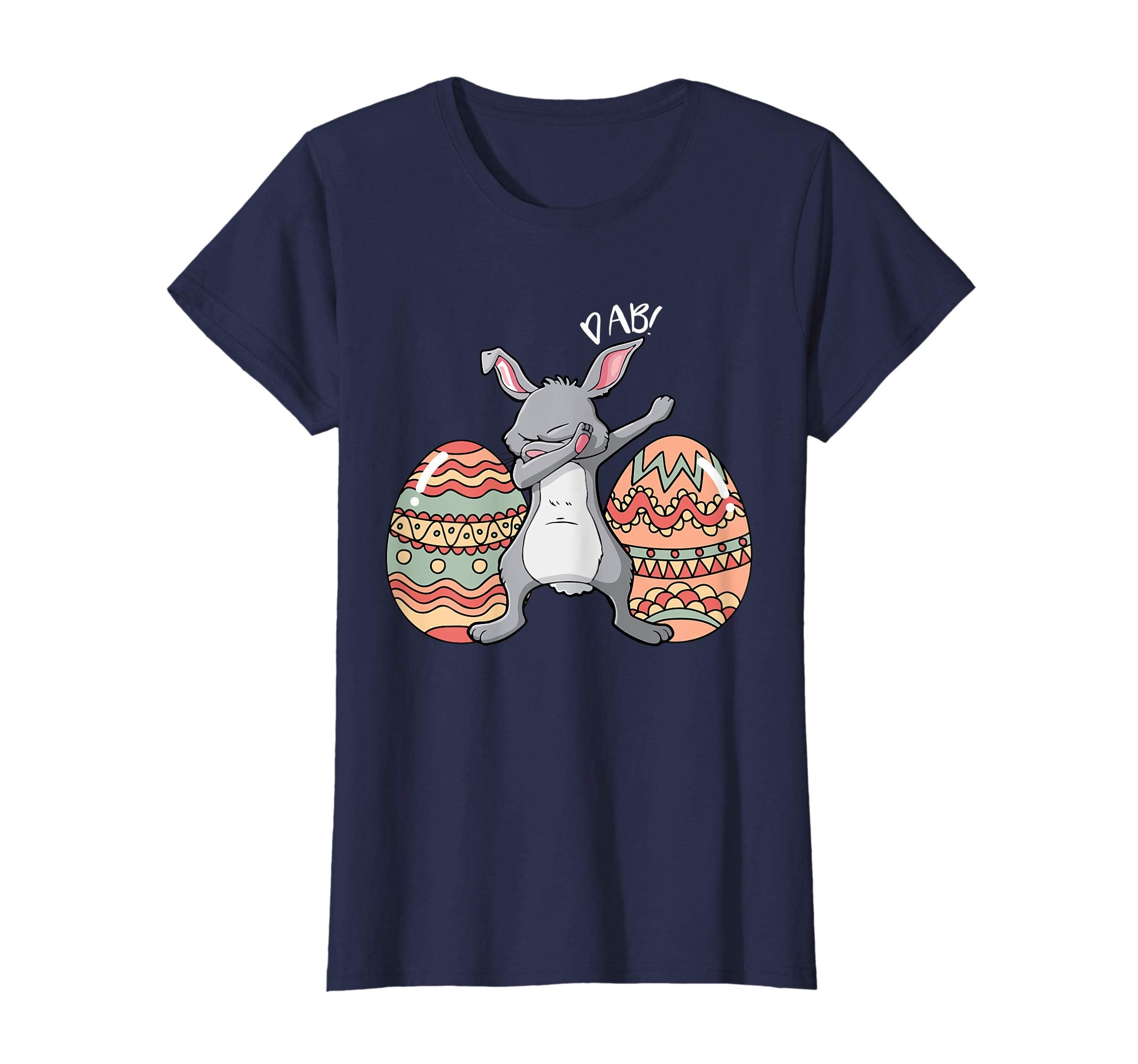 Funny Bunny Sun Glass Dab Dabbing Egg Hunting Easter T-Shirt