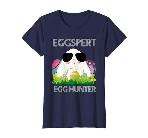 Eggspert Egg Hunter Easter Shirt Boys Girls Cool Bunny
