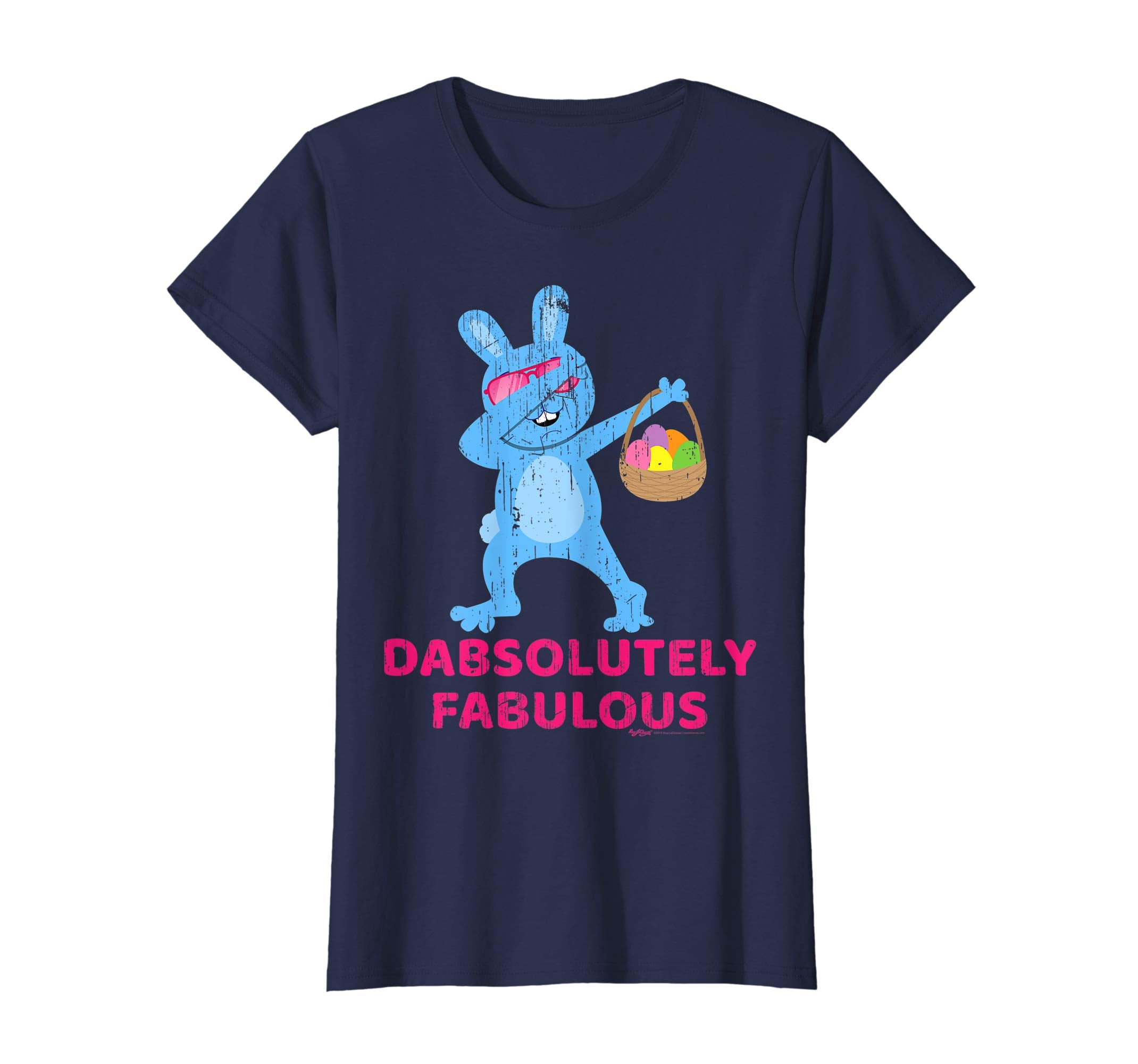 Vintage Dabsolutely Fabulous Easter Bunny Dab Dance T Shirt