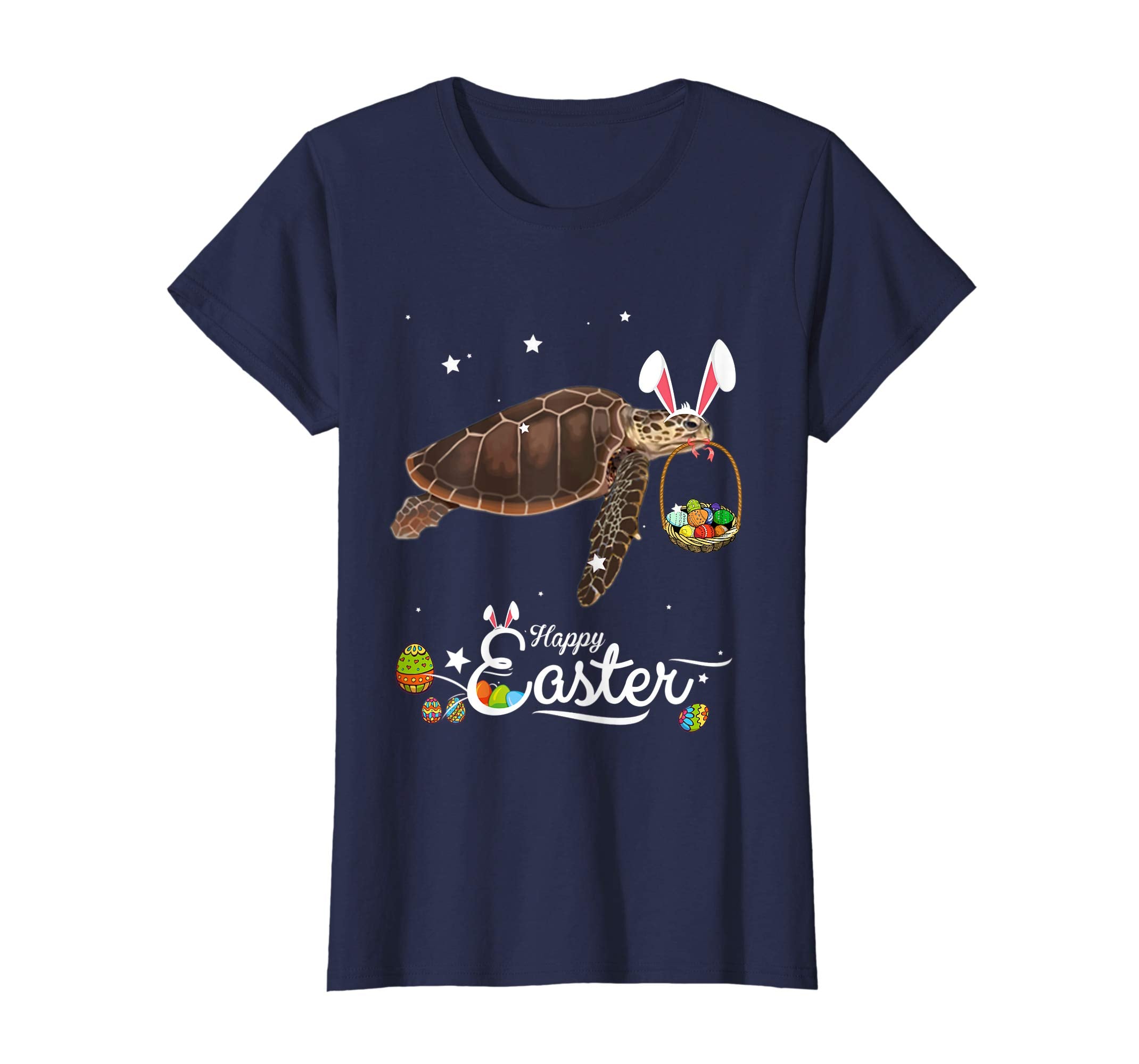 Cute Easter Turtles with Bunny Ears and Eggs T Shirt
