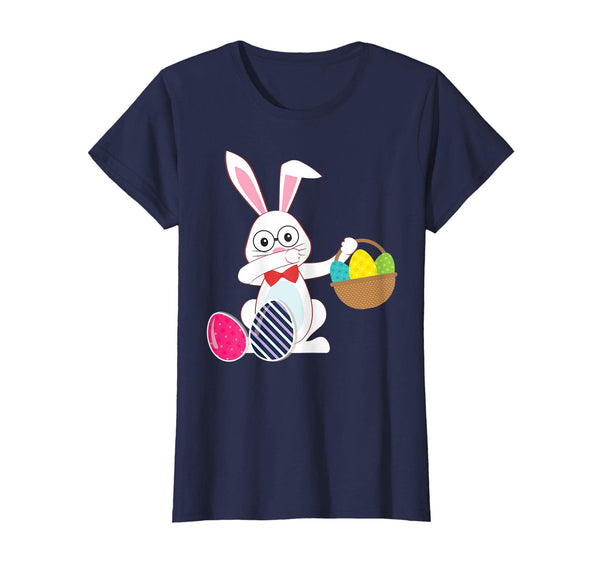 Cute Bunny Dab Dabbing Around The Easter Eggs T-Shirt Lovely
