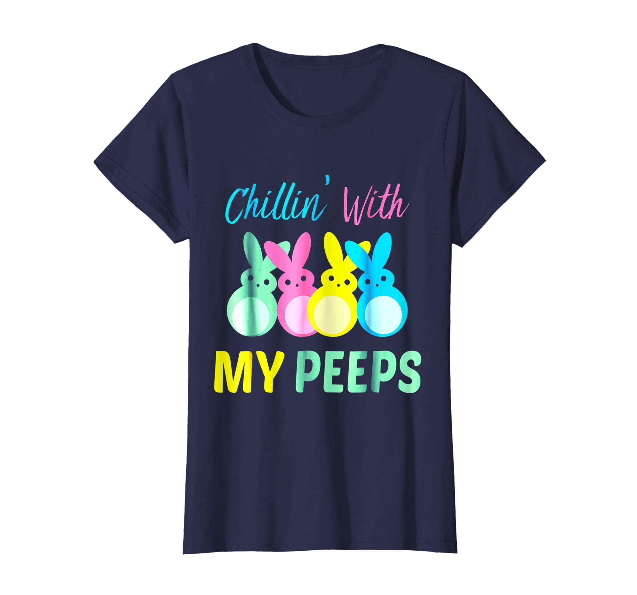 Chillin' With My Peeps Easter Bunny T-Shirt