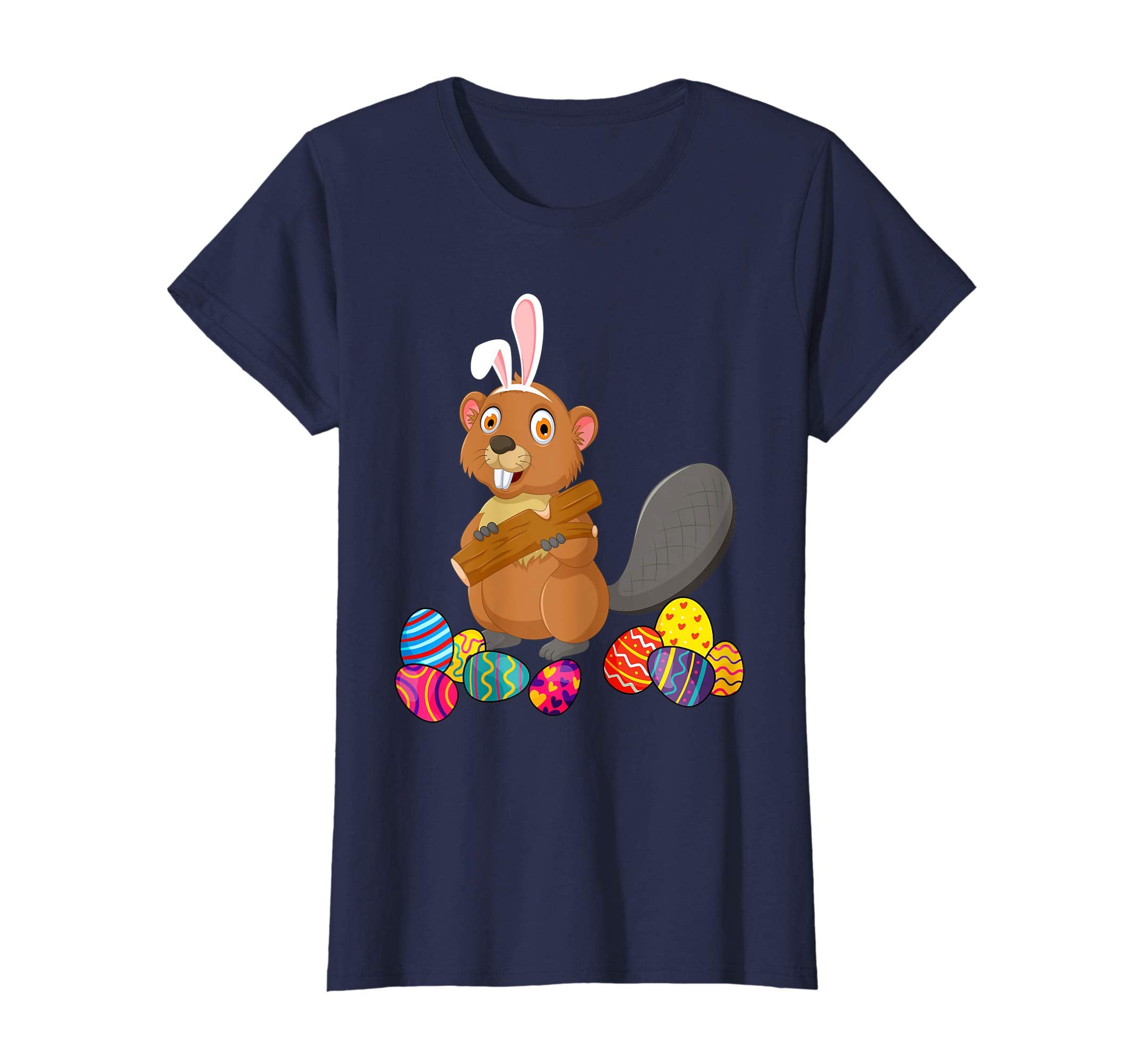 Beaver Bunny Ear With Egg Easter Easter Day Shirt