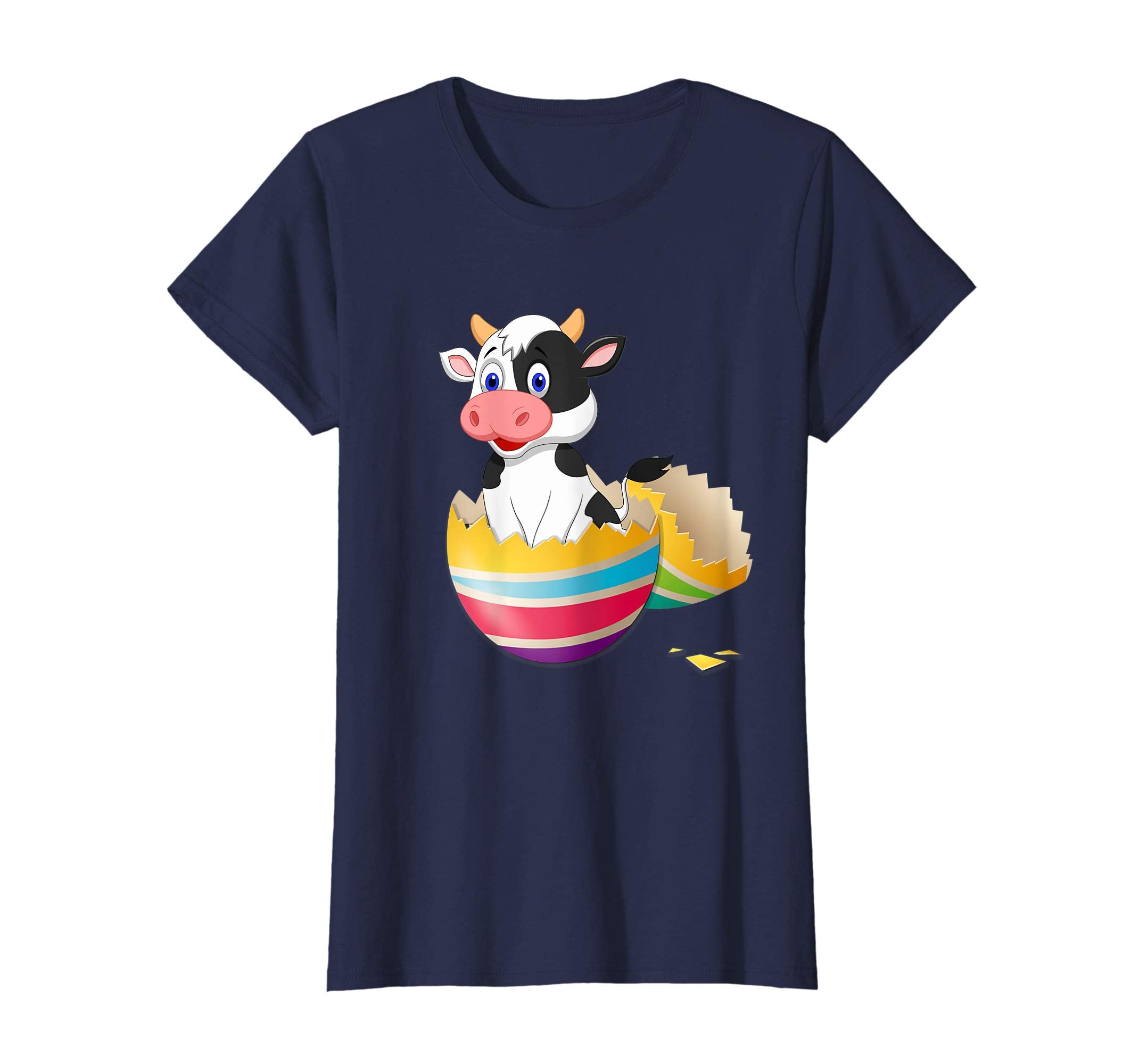 Baby Cow Hatching From Easter Egg Easter Day Shirt