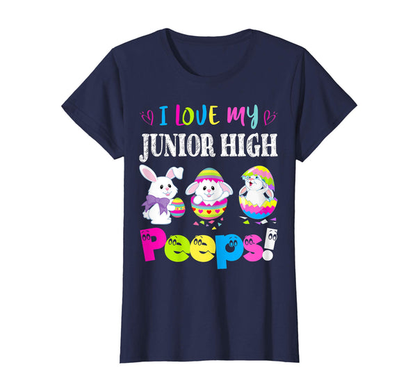 I Love My Junior High Peeps Easter Bunny Gift T-Shirt